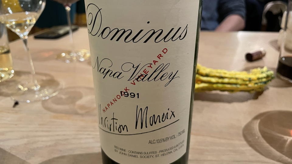 Dominus 1991 bottle copy