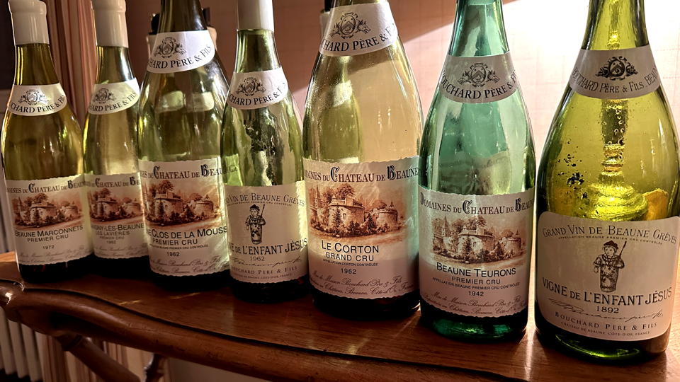 Bouchard bottle line up