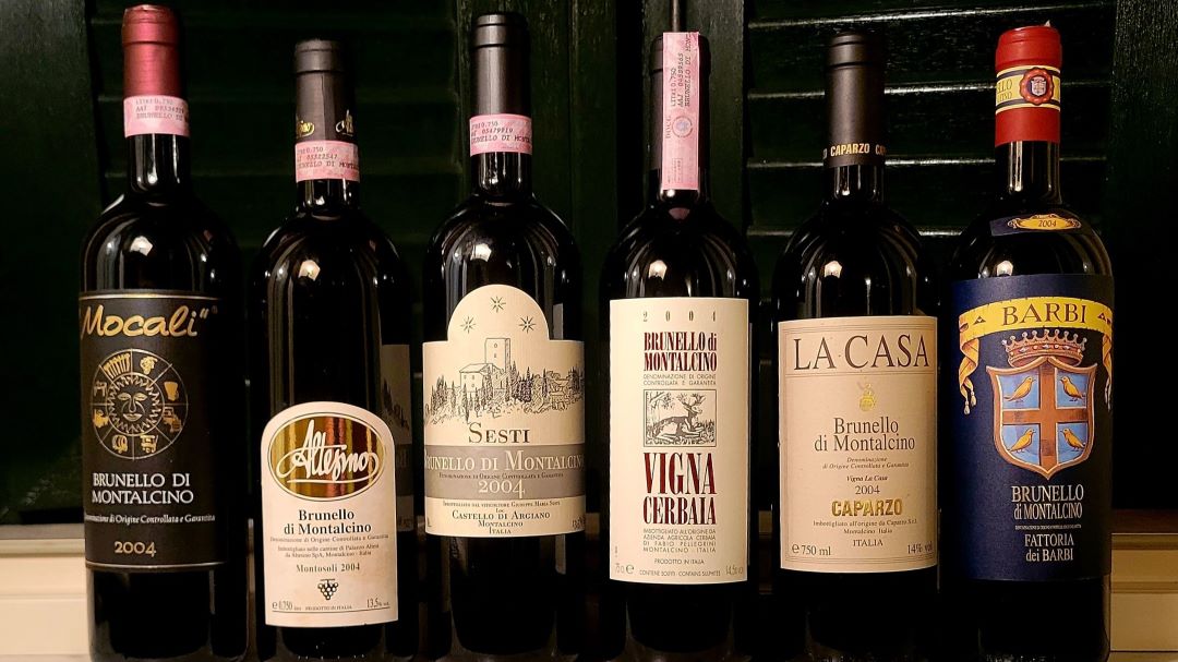 An eclectic mix of 2004 brunello copy