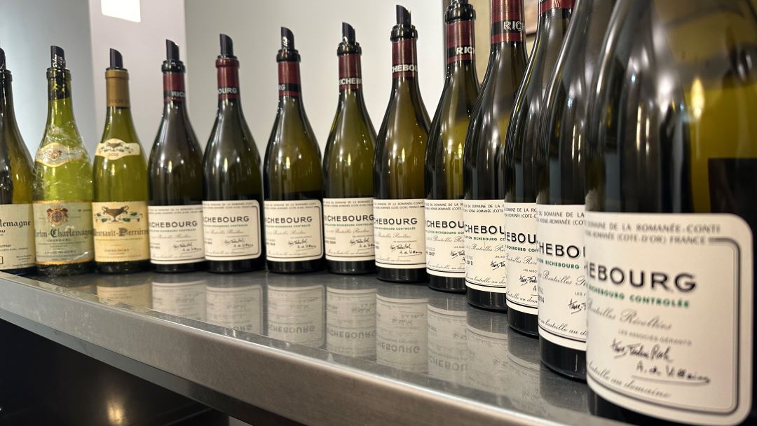 Richebourg bottles vinous