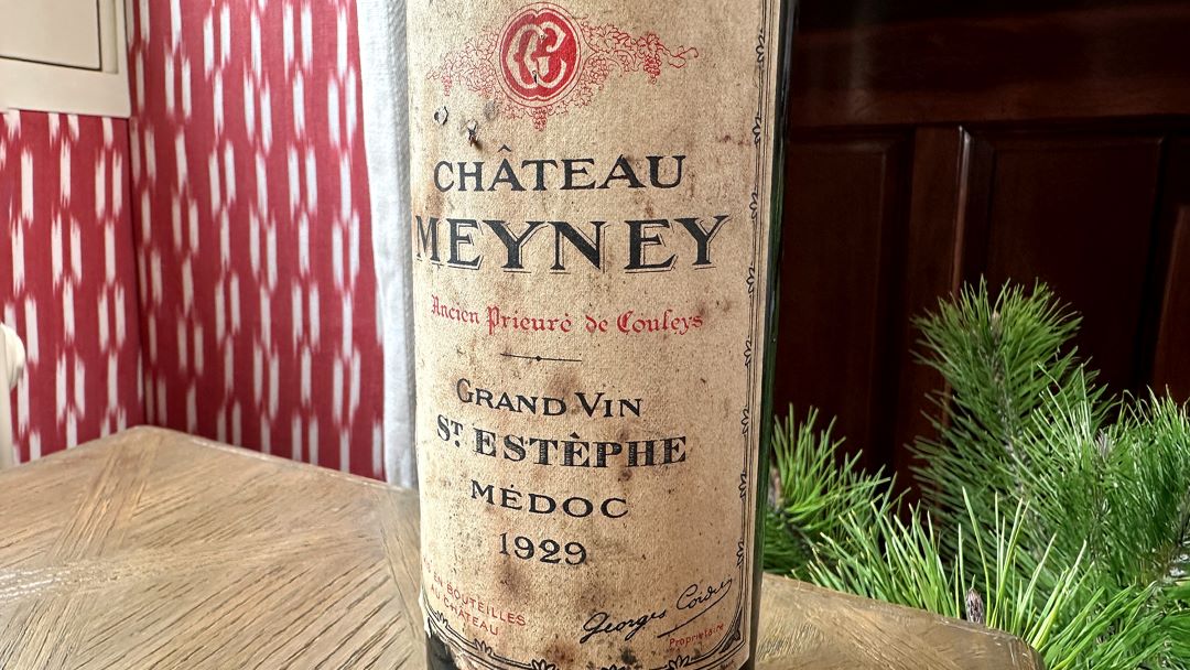 Meyney 1929 bottle vinous