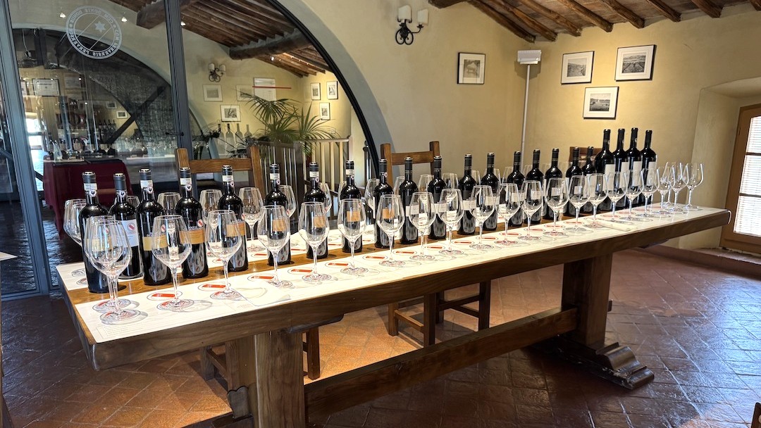 Rocca di montegrossi vertical lineup vinous