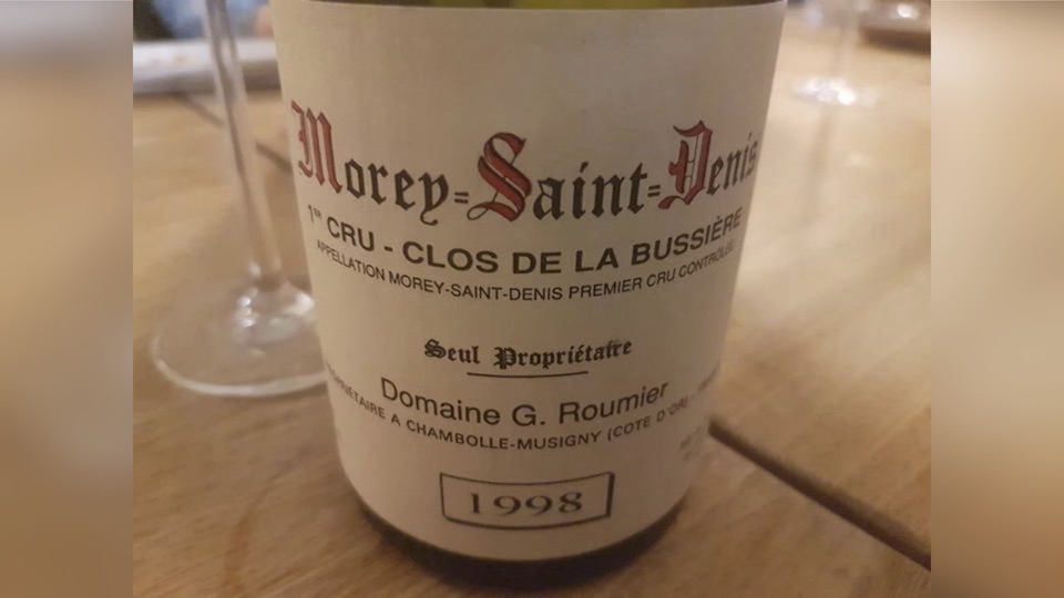 Morey saint denis 1998 roumier copy