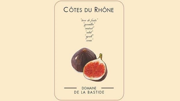 2015 Domaine de la Bastide Côtes-du-Rhône Rosé Figue 