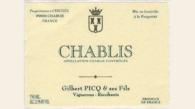2014 Domaine Gilbert Picq & Fils Chablis 