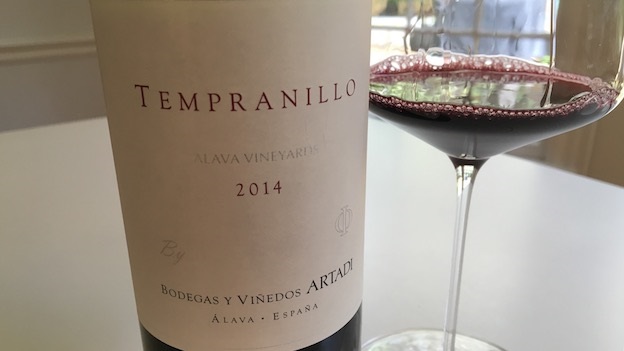 2014 Artadi Tempranillo Alava Vineyards 