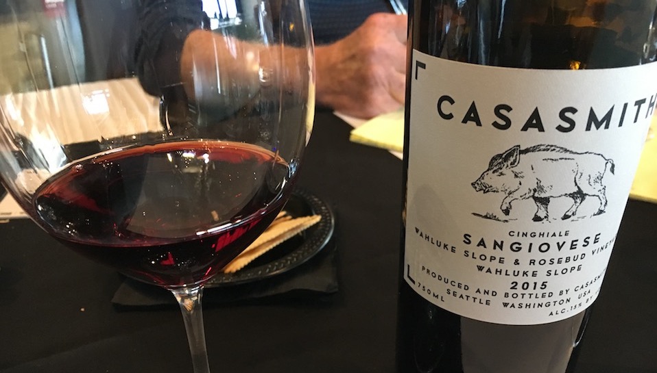  2015 Casa Smith Sangiovese Cinghiale Wahluke Slope & Rosebud Vineyards 