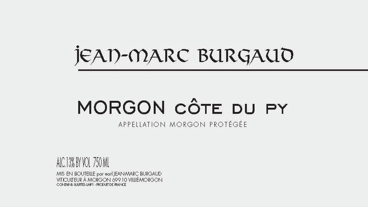 2015 Jean-Marc Burgaud Morgon Côte du Py 