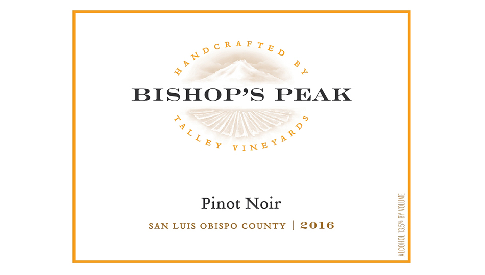 2016 Bishop’s Peak Pinot Noir - San Luis Obispo County 
