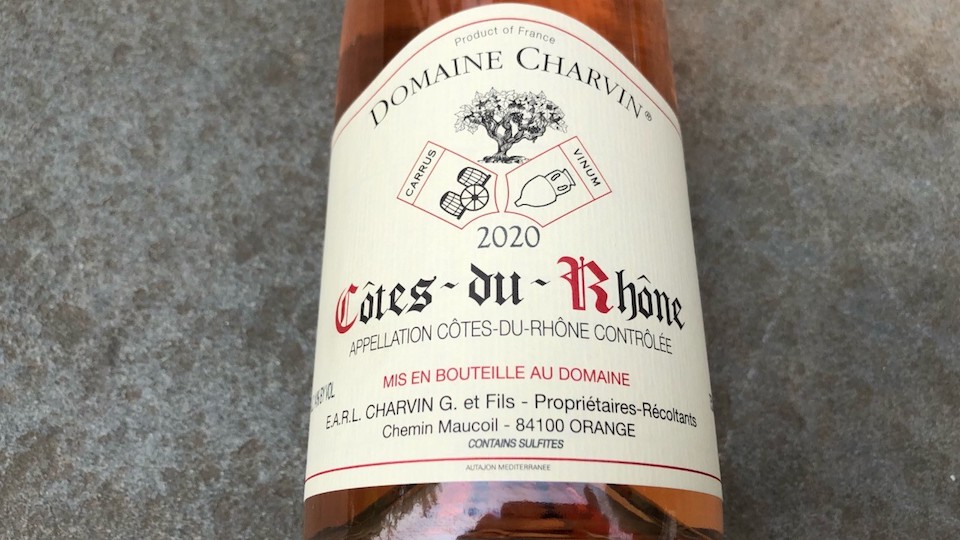 2020 Domaine Charvin Rosé Côtes-du-Rhône 