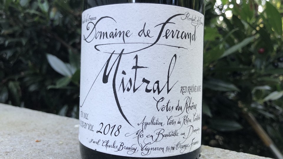 2018 Domaine de Ferrand Mistral Côtes du Rhône