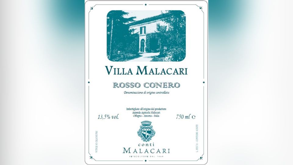 2017 Malacari Rosso Conero Villa Malacari