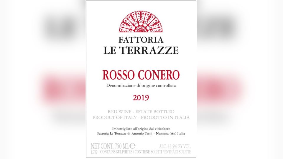 2019 Fattoria Le Terrazze Rosso Conero