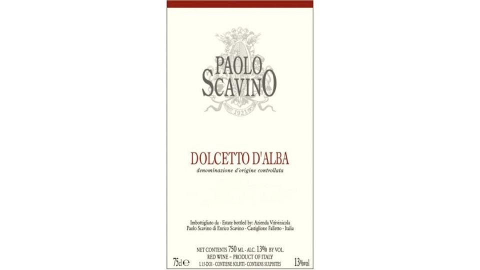 2024 Paolo Scavino Dolcetto d’Alba
